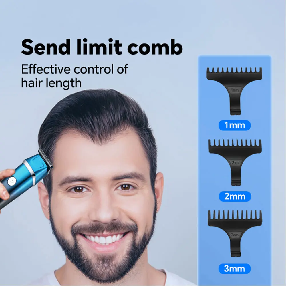 Professional Rechargeable Electric Hair for Clipper with Adjustable Blade Head Household and Hotel Use English Operating supplier