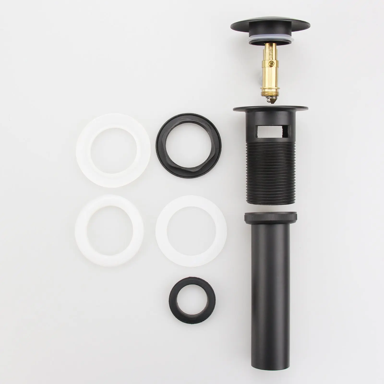 Professional Chrome Plated Basin Sink Pop Up Waste Drainer Stainless