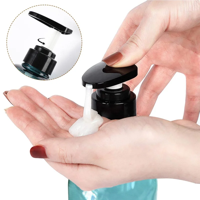 Wholesale 200ml 300ml Empty Hand Wash Bottle Green Pet Plastic Shampoo Lotion Pump Bottle Conditioner Plastic Bottle 50ml