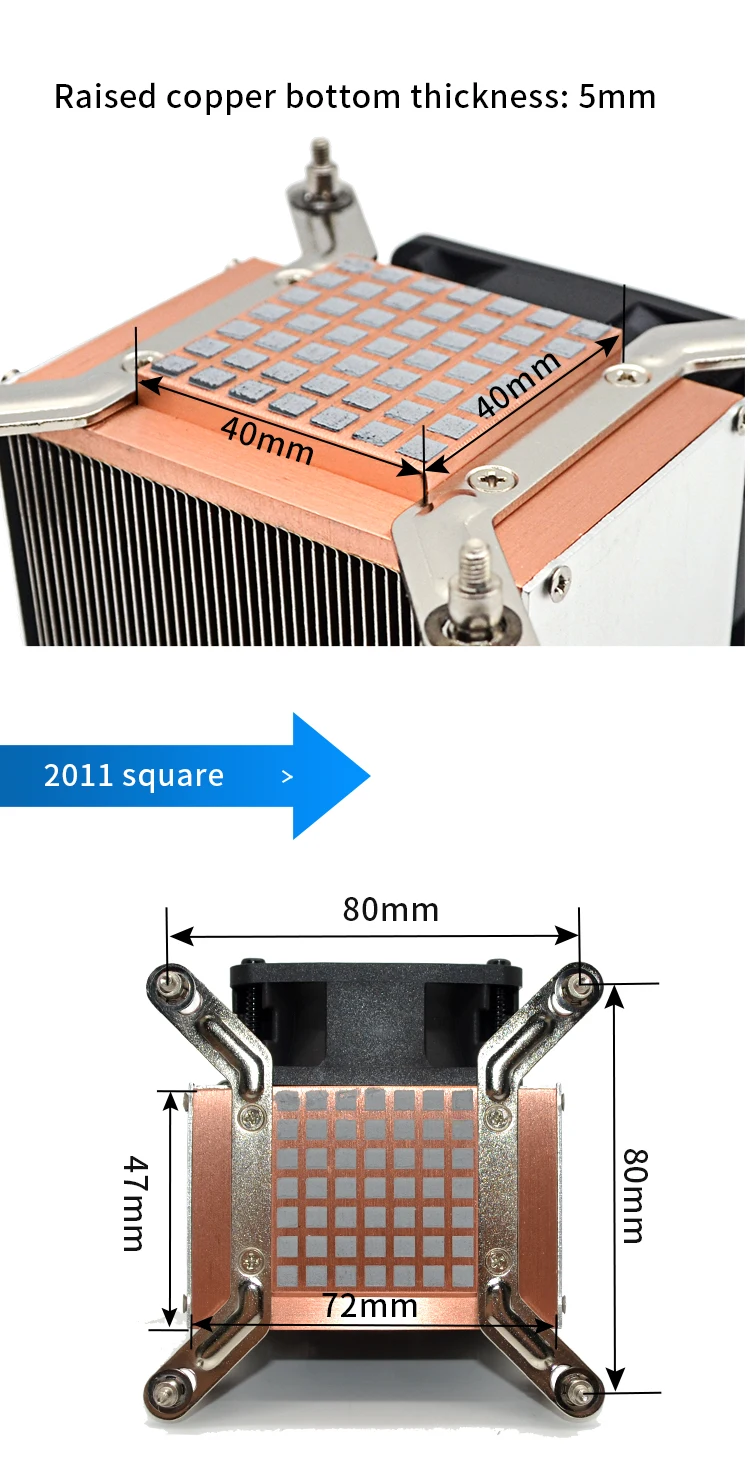 Cina Produttori Di Dissipatori Di Calore CPU Intel Purley 2U - Foto 11