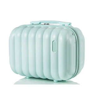 Beauty Makeup Case Fashionable ABS PC Portable Business Travel Cosmetic Bag Zipper