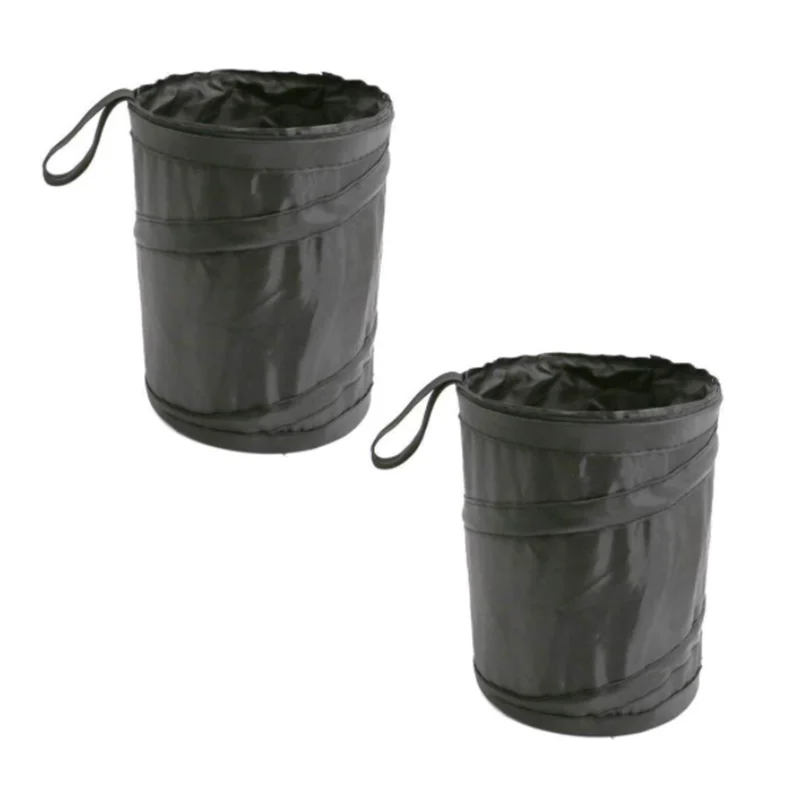 Mini poubelle de voiture pliable Oxford étanche Pop-up de taille - Main Image