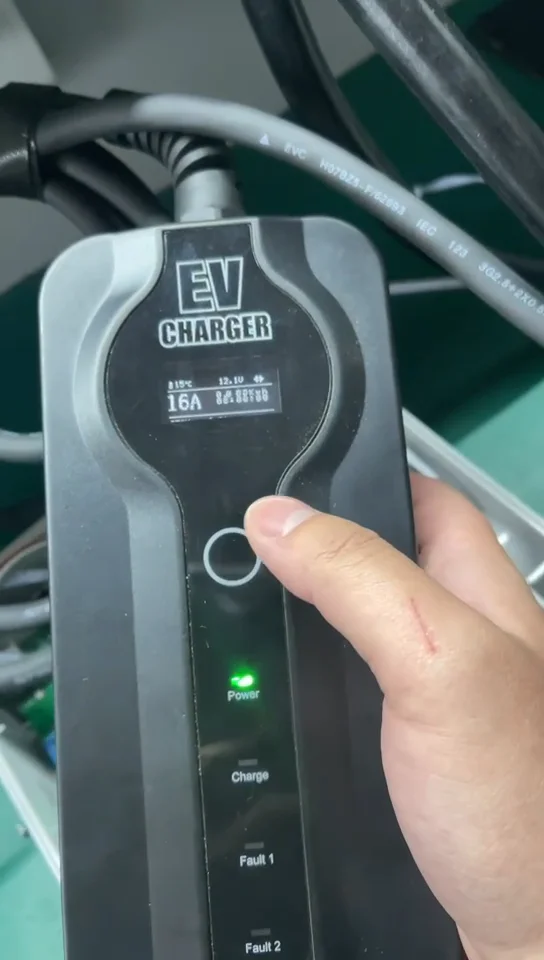 Sae J1772 Portable Ev Charger 7kw Power Optional 32a Adjustable Rapid