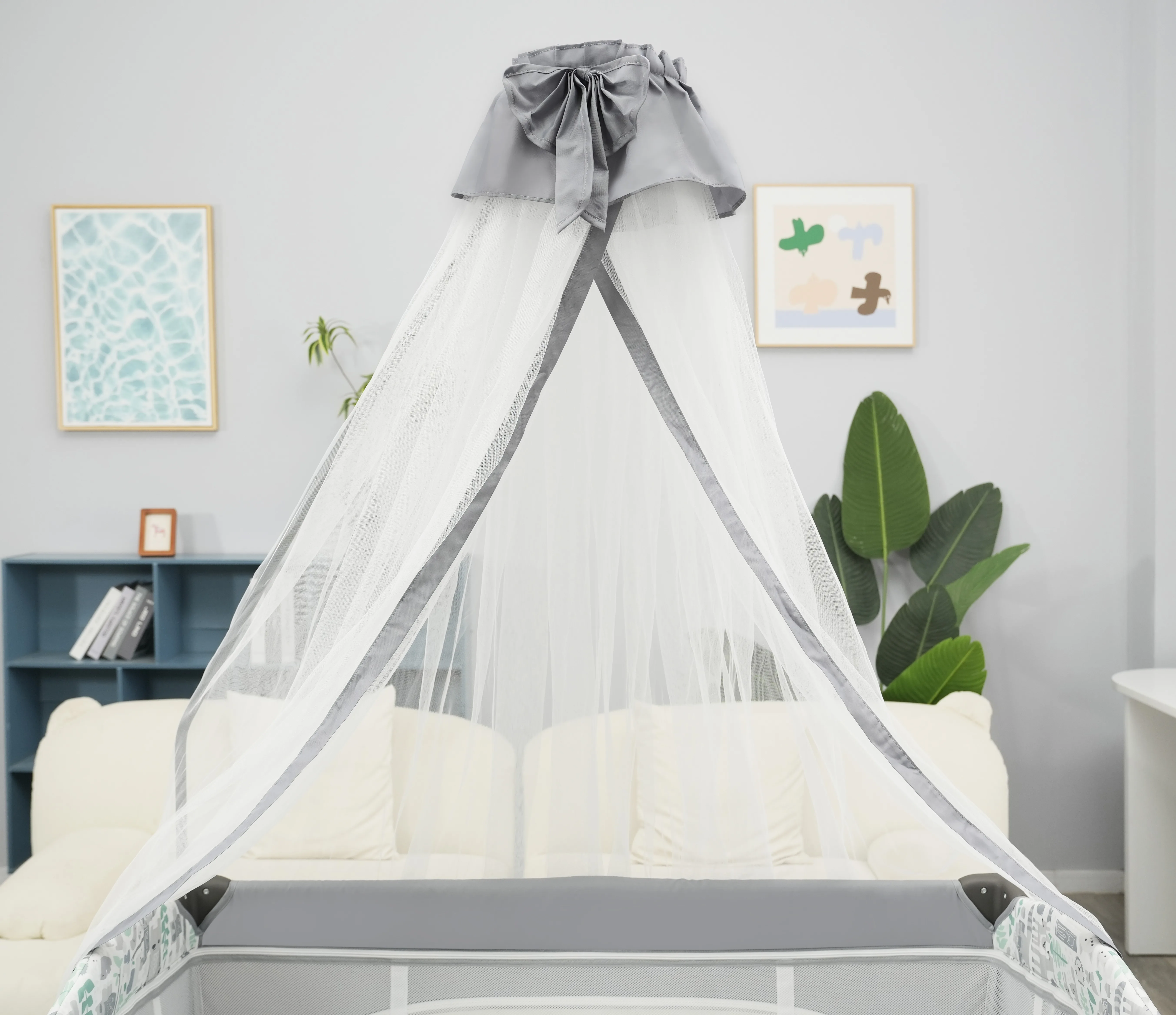 P9062G01 Cool Baby Multifunctional Cute Baby Playpen Portable Baby Playard With Large Entrance Door manufacture