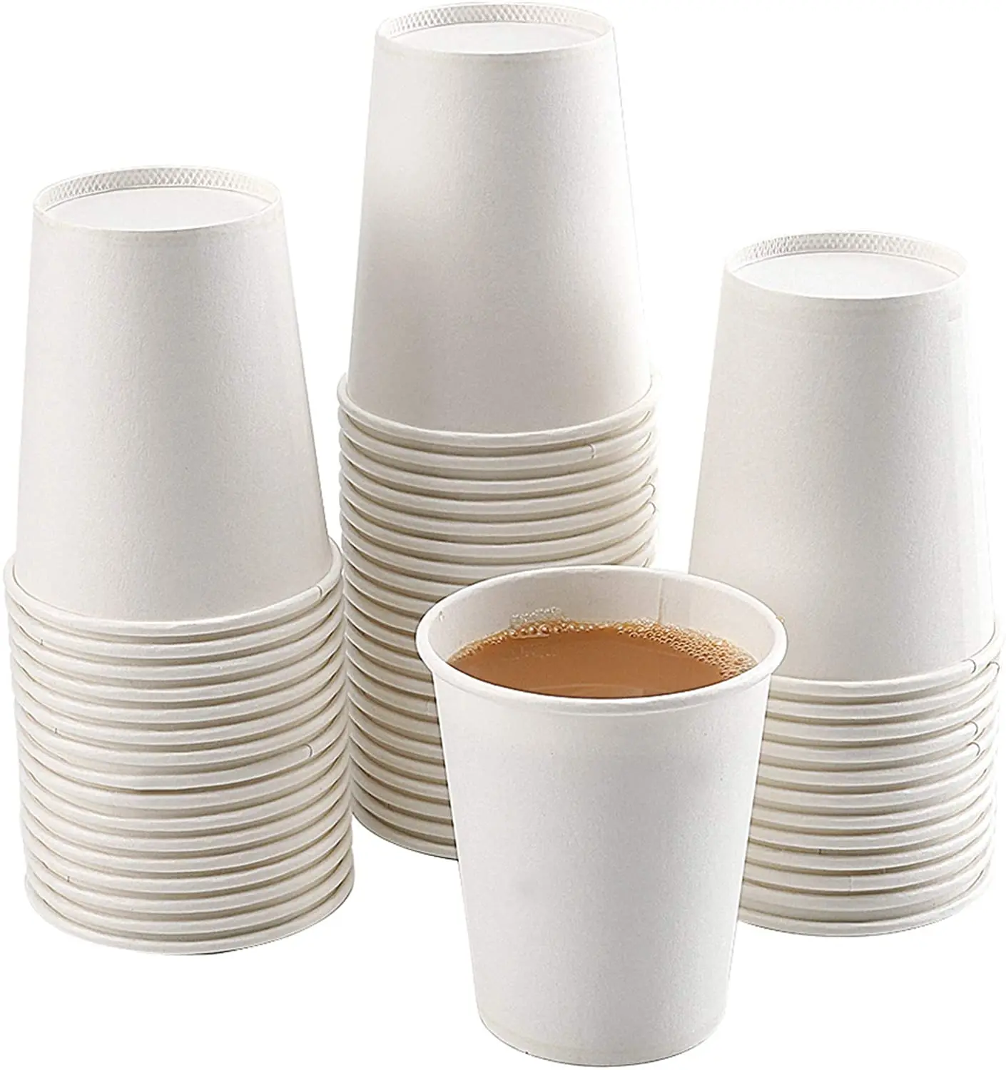 150 Pack 8 Oz Paper Cups, White Paper Coffee Cups 8 Oz Disposable White Hot Coffee  Paper Cups Paper, 8 Oz Disposable - Buy 150 Pack 8 Oz Paper Cups, White  Paper