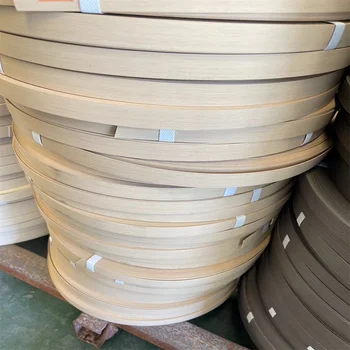 Support OEM/ODM Solid Wood Grain High Gloss PVC Edge Band Plastic PVC Standard Edge Strip with High Quality and Good Price