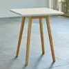60*60 mesa de café blanca cuadrada