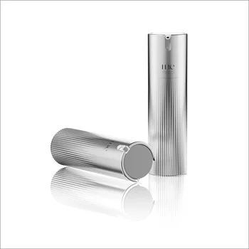 Factory Direct Lotion Bottle 30ml Aluminum Silver Airless Pump Bottle