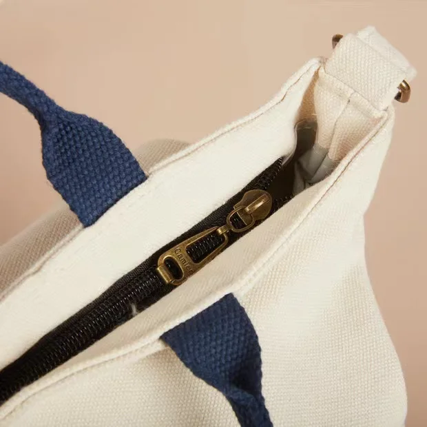 Cheap Customized Logo Tote Shopping Bag Cotton Canvas Bag Custom Silk