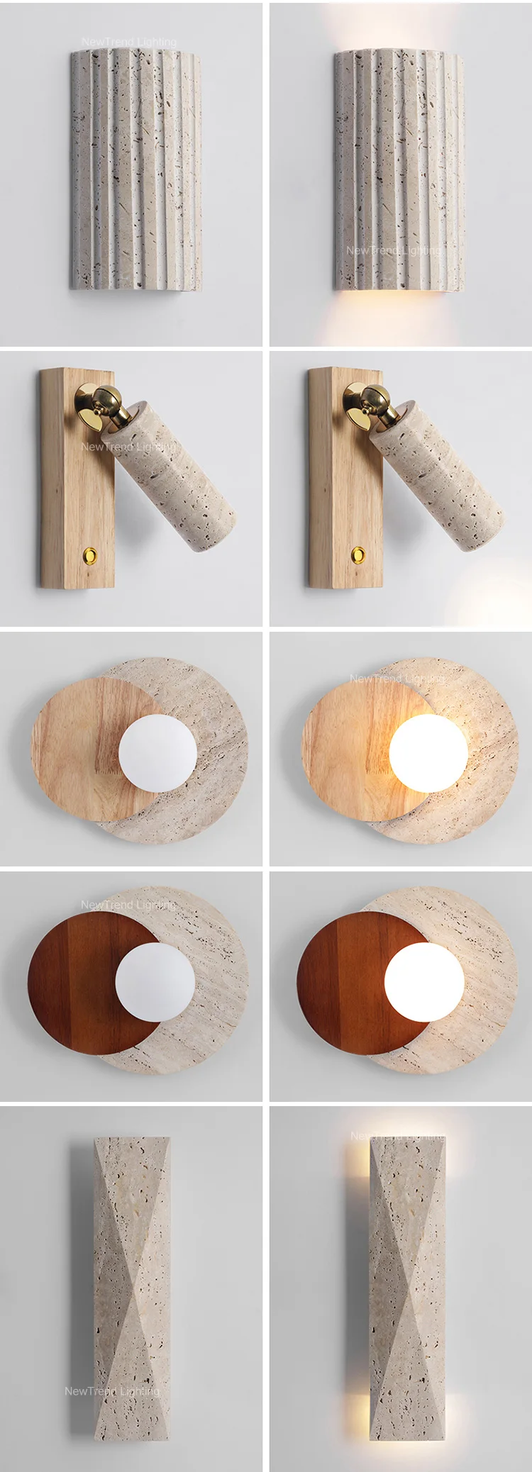 cpl 441 nordic minimalist butter cream wall light  simple round led sconce for hallway  bedside-6