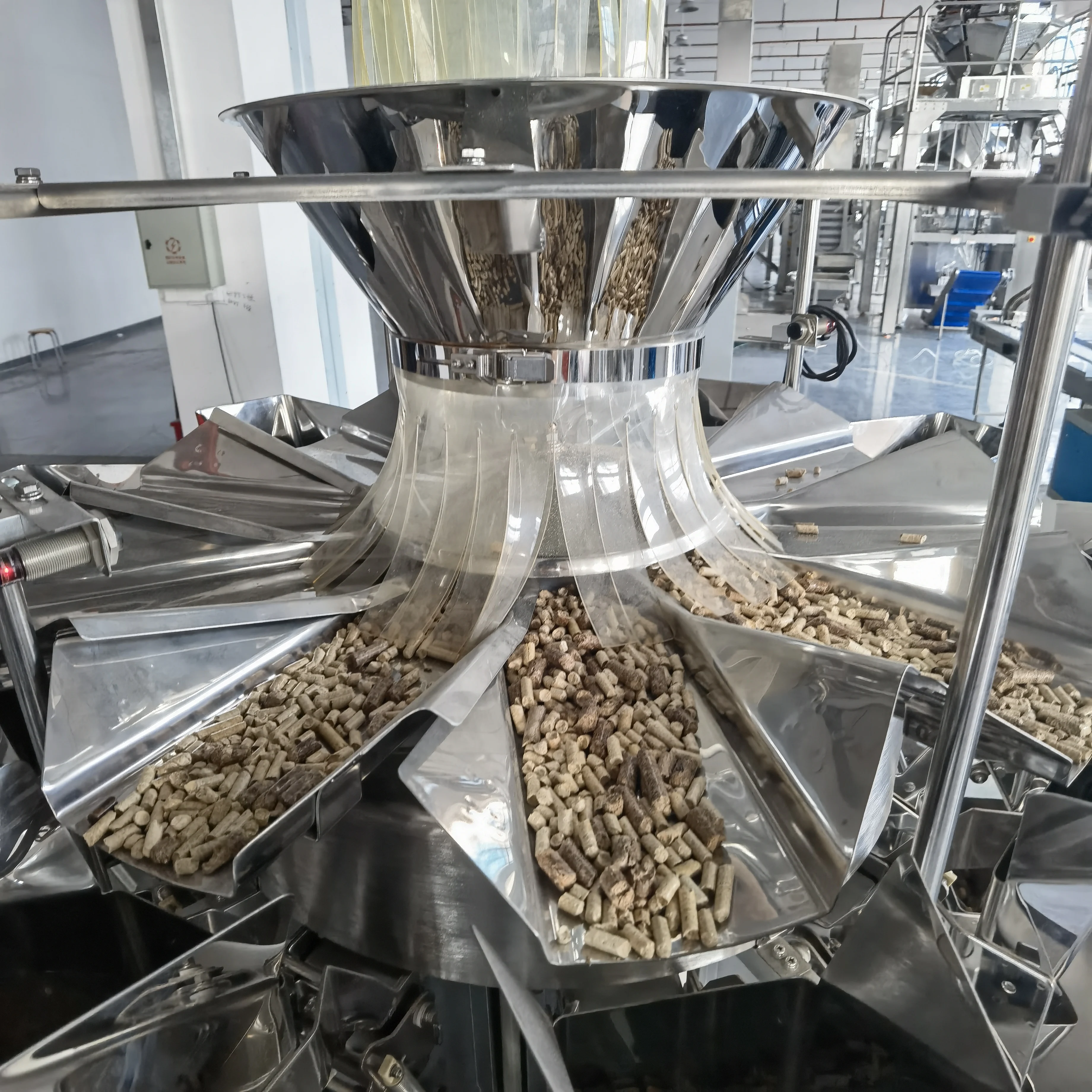 Dession 420AZ Double Hoist Machine Automatic Weighing Packaging Machine 1kg 2kg 5kg 10kg Popcorn Packing Machine