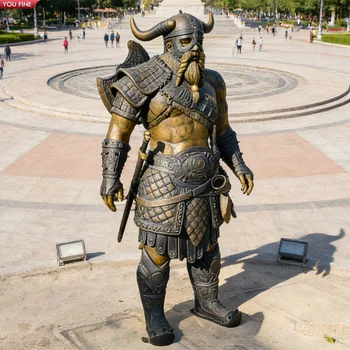 馬に乗って戦うバイキング戦士をモチーフにしたブロンズ風の彫像 楽天市場】バイキング像 置物 馬 ブロンズ風 バイキング戦士 オブジェ