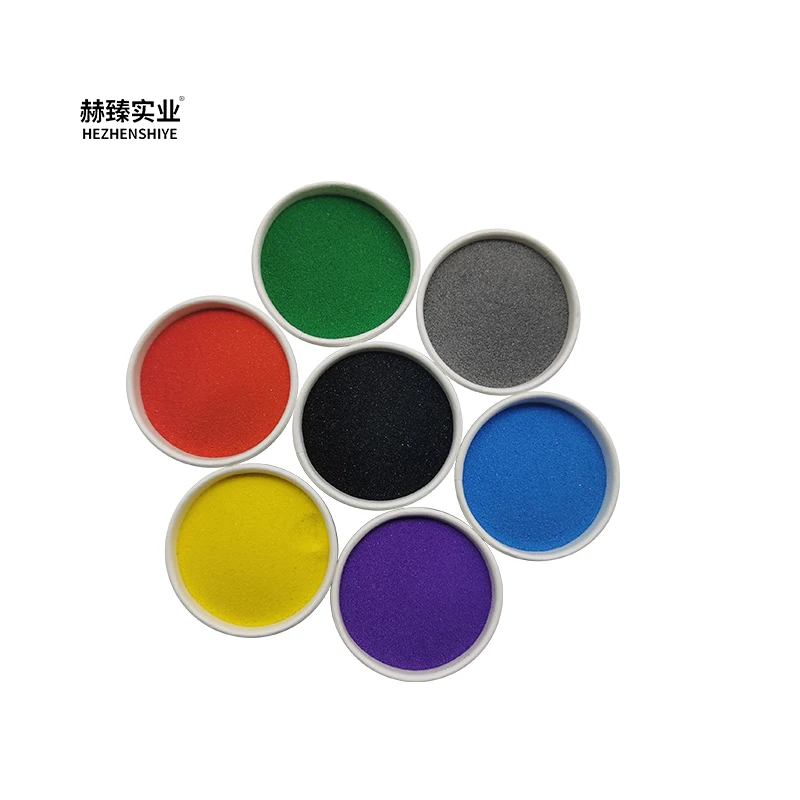 Wholesale Fine Natural Colored Sand 72 Colors Non-Toxic Eco-Friendly Playground Beach Landscaping Bulk Epoxy Color Sand Floor