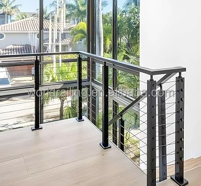 YL Modern Deck Stair Balustrades Stainless 304 Top Side Mounted ...
