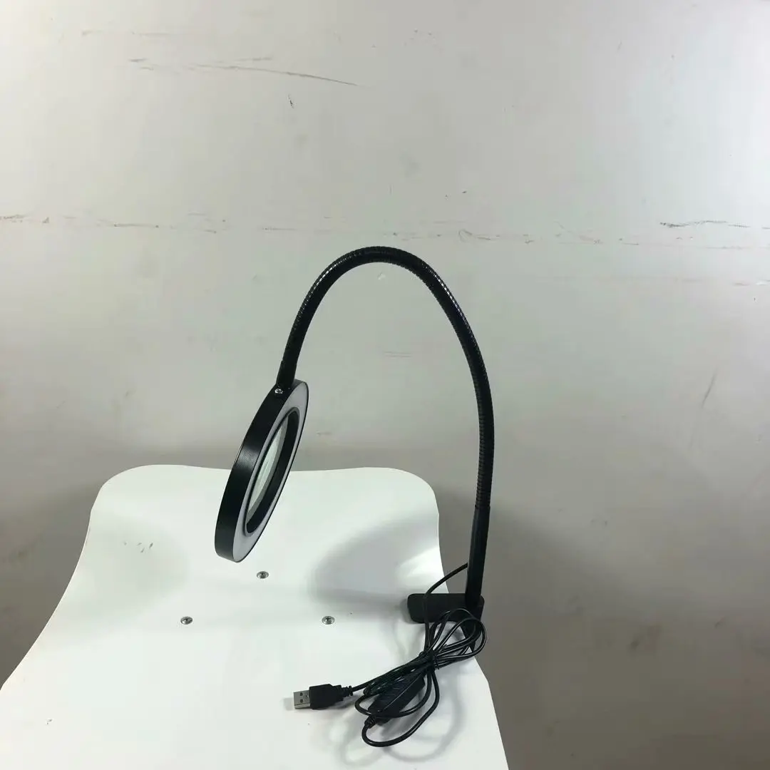 Lowest Price Electronic Maintenance Tools Watch Repair Table Magnifying Glass Dimmable Desk Light Magnifier with Lamp LED Hotel