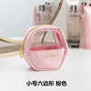 Small hexagon - pink
