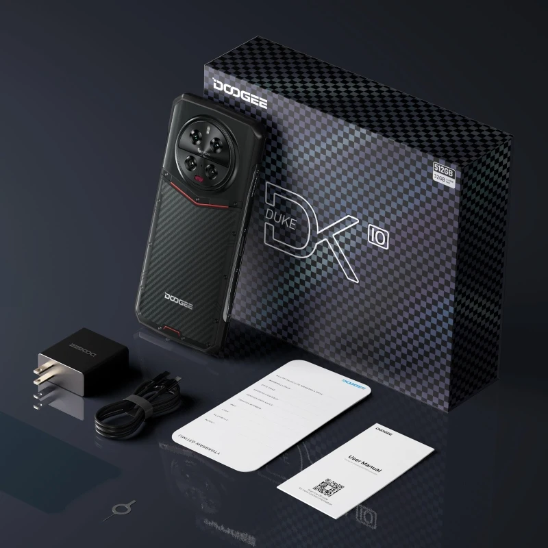 Doogee DK10 5G Celular desbloqueado 12GB+512GB 6.67 polegadas Tela