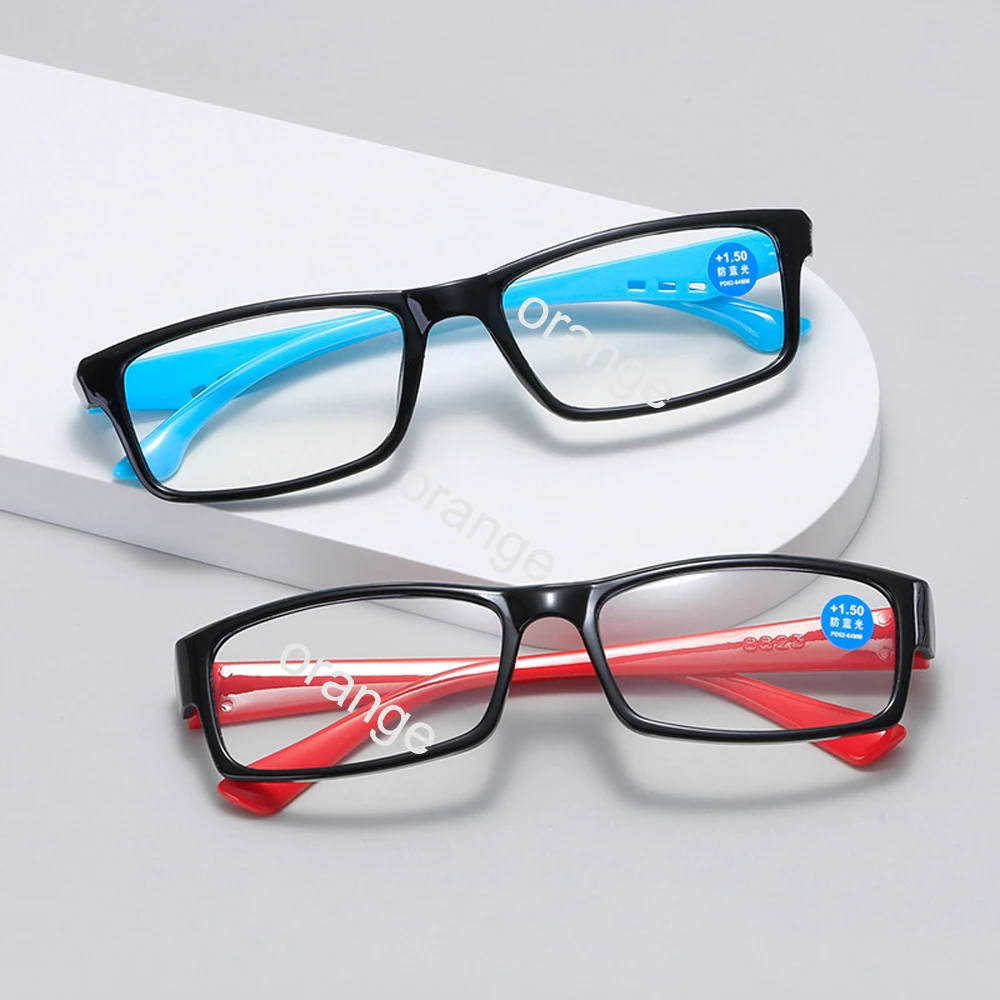 Stylish Orange Retro Reading Glasses