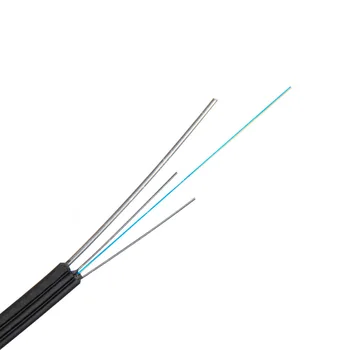 GJXH GJXCH FTTH Drop Cable G652D/G657A1/G657A2 Indoor Outdoor Fibra Optica Cable 1/2/4 Core FTTH Drop Fiber Optic Cable
