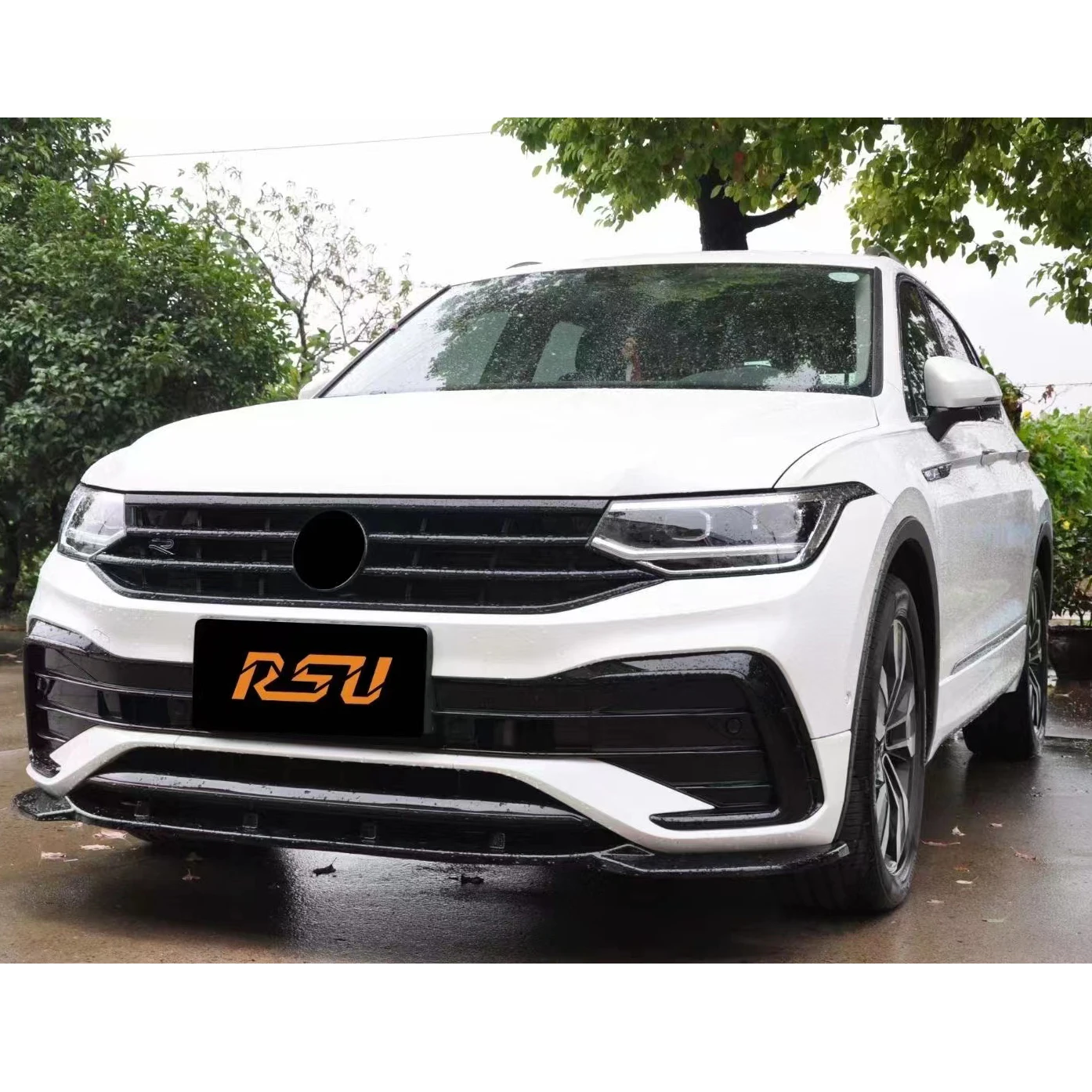 For Volkswagen Vw Tiguan Car Bumpers Front Bumper Assy For Tuning Parts Upgrade Rline 20212023