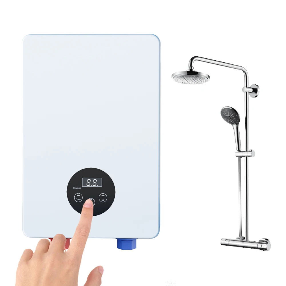 Whole House Low Water Pressure Infrared Heaters Instant Tankless Electric  Water Heater for Salon Spa Apartment Flat 220V 6000W