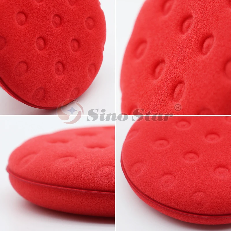 Лидер продаж 2022 года, подушечки-аппликаторы для ухода за автомобилем, губка для полировки колес, двусторонняя губка для красоты автомобиля, цена SP00118