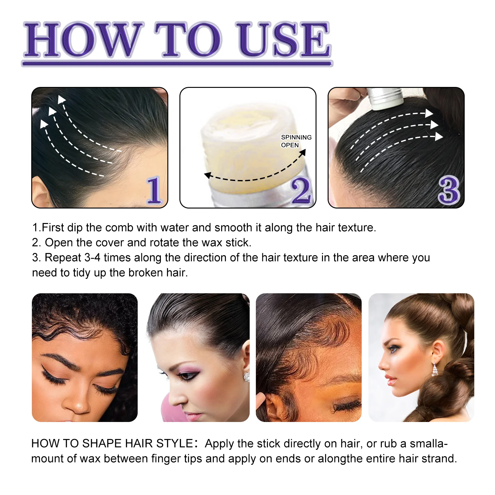 Eelhoe Men And Women Strong Hair Wax Wand Maintenance Hairstyles Wax