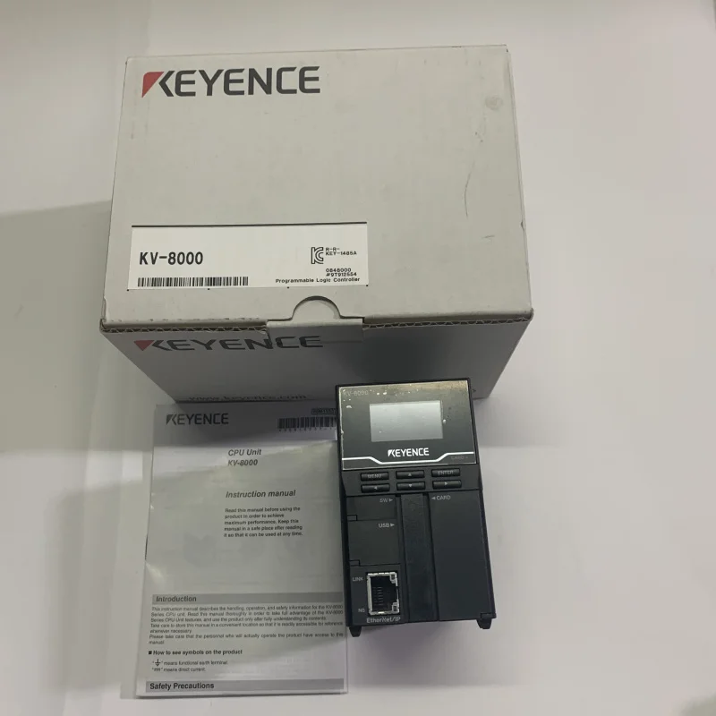 オリジナル Keyence KV-8000 PLC CPU ユニット、0.20-40m検出範囲、業務用 オリジナル Keyence KV-8000 PLC CPU ユニット、0.20-40m検出範囲、業務用