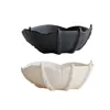 Black and white candy dish