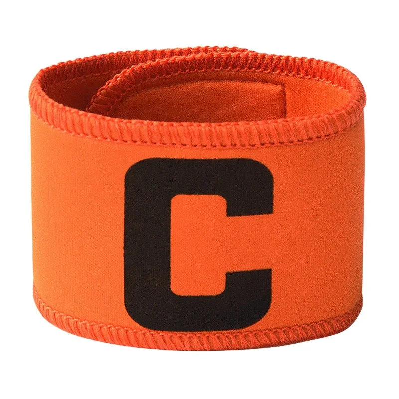 High Quality Custom Printed Neoprene Elastic Football Soccer Arm Band Captain Armband Accessory with 'C' Mark