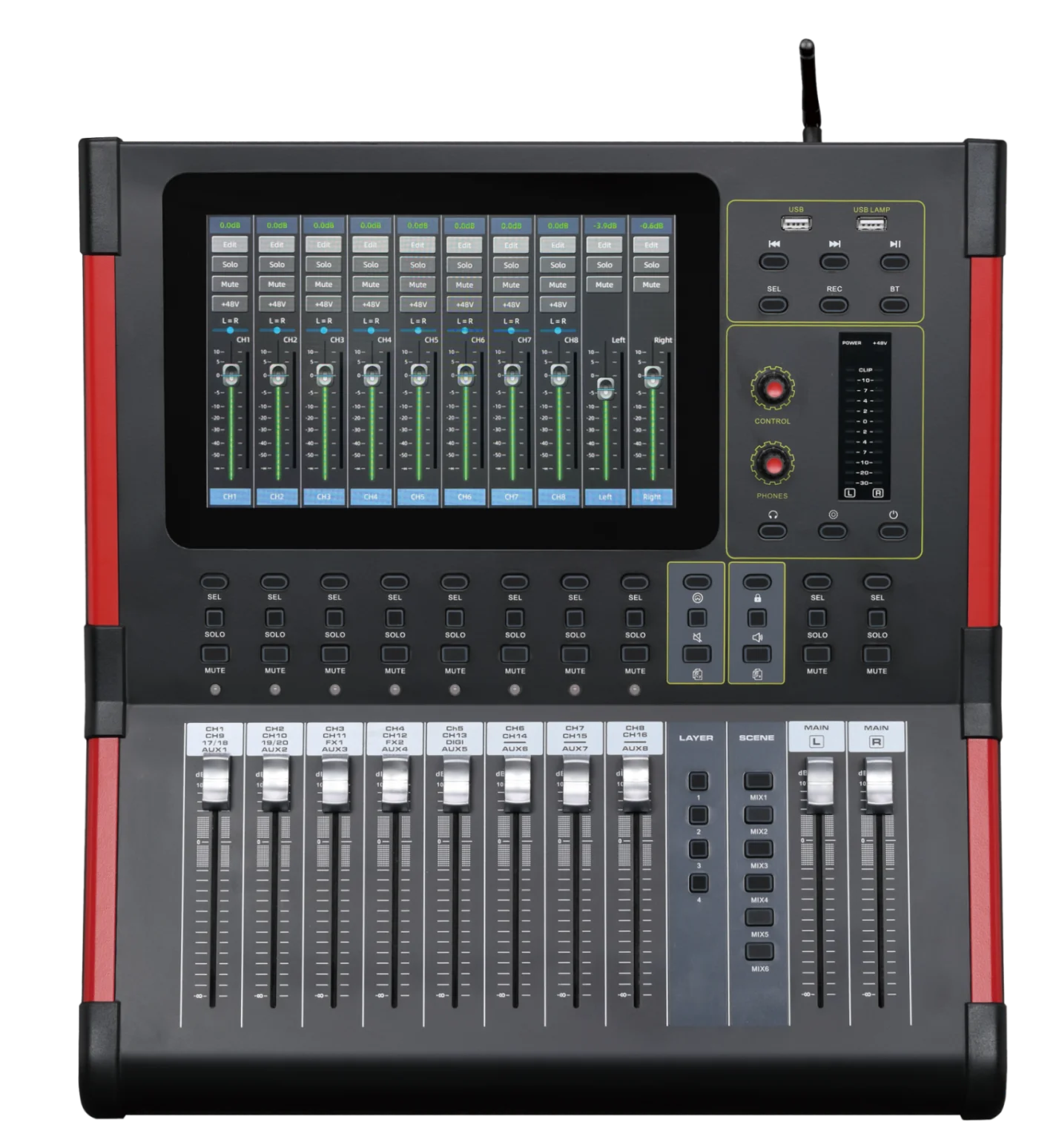 GOX-DM20 20-Channel Digital Mixing Console - Live Sound & Studio