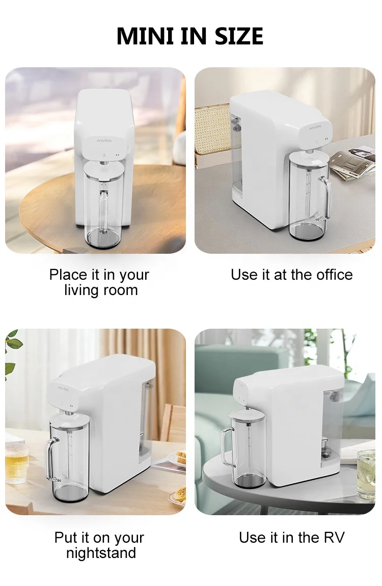 Portable Desktop  Mini Ro Water Purifier Reverse Osmosis Water Filter System for Home Drinking Office Hotel