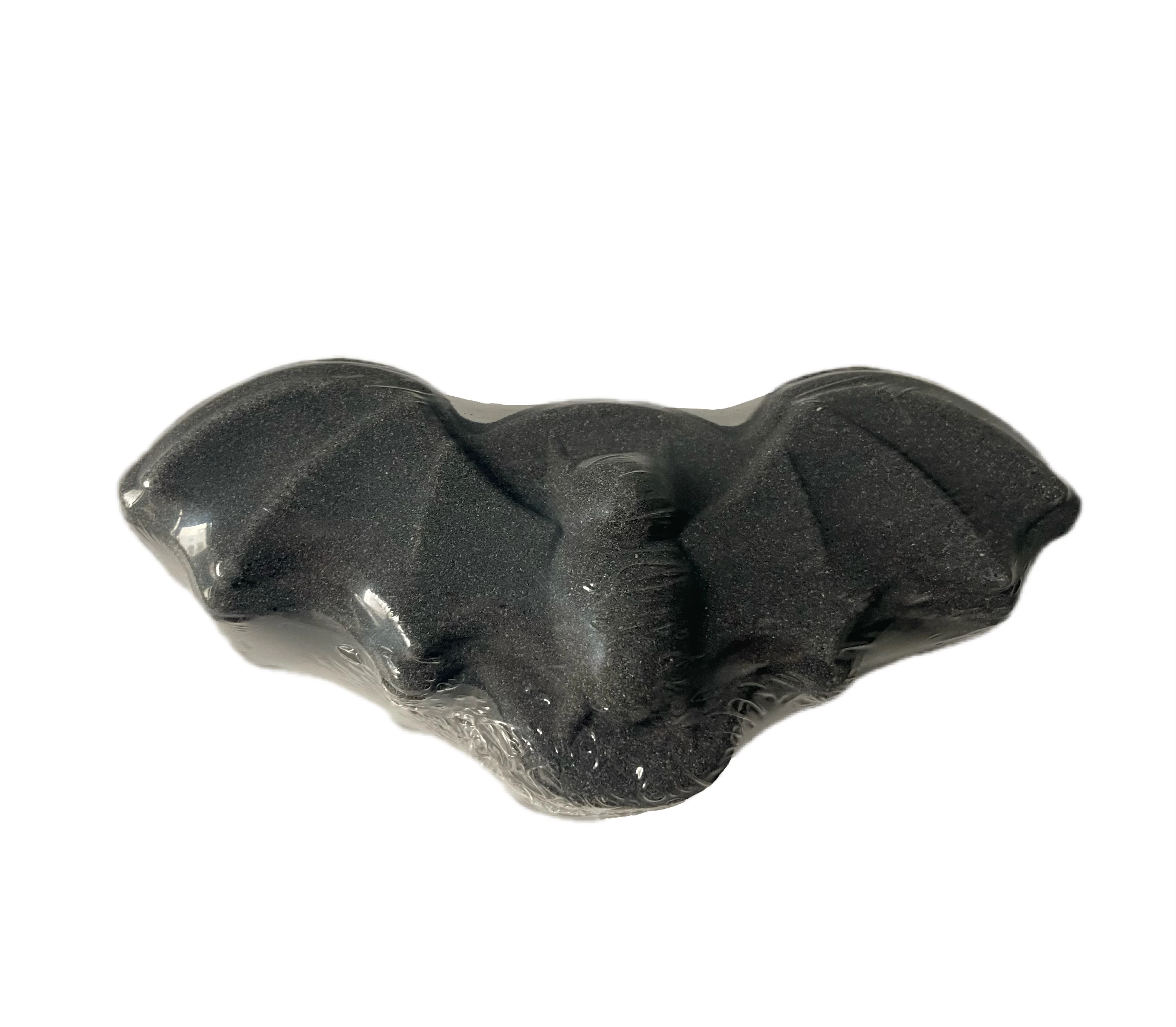 Новинка пена ручной работы высокого качества натуральная Бомба для ванны с черным углём Хэллоуина летучая мышь