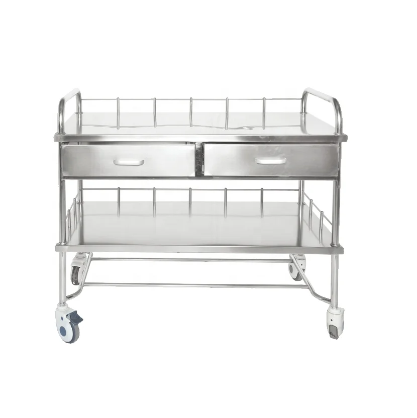 Good Quality Hospital Stainless Steel Surgery Mayo Table Medical