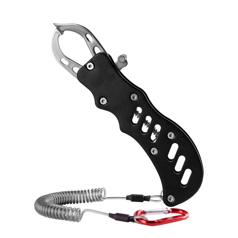 New product aluminum alloy buckle outdoor fishing tools one handed operation fish control device