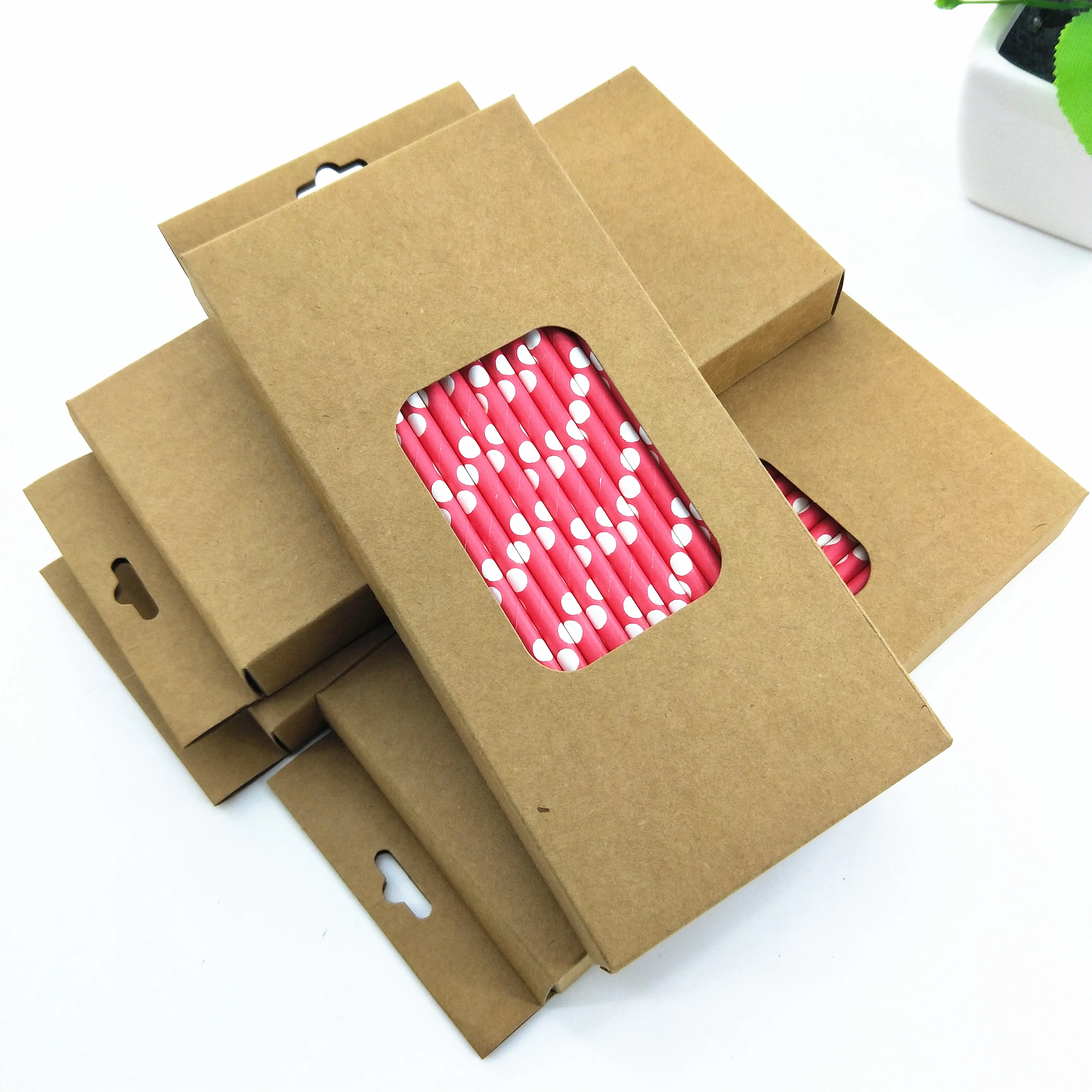 Eco Friendly Straw Packaging Box with Customer logo Printed Best Selling Products 2022 in Usa New Product Ideas 2023