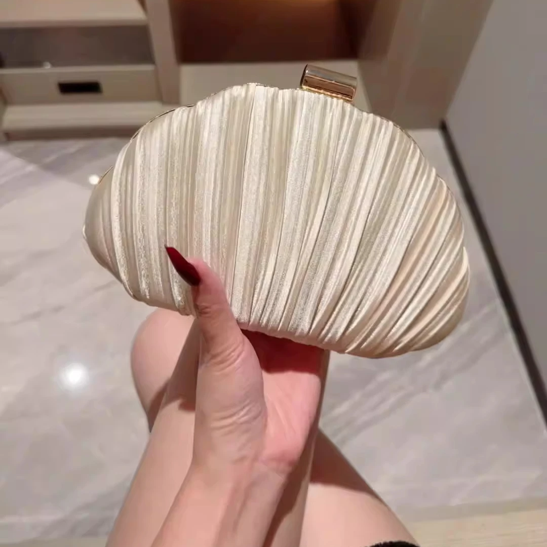 RB523 Luxury Clutch Women Satin Silk Wedding Party Bridal Purses