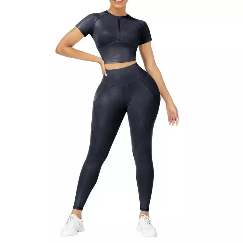 Custom Design Plus Size Yoga Wear Workout Women Yoga 2 Piece Gym ...