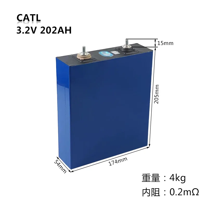 Lfp Deep Cycle Battery For Golf Cart Catl Lifepo4 3.2v 202ah Grade A+