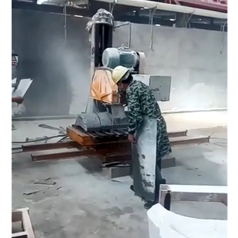 Factory Price Manual Stone Cutter Hand Granite Marble Block Stone Cutting Saw Machine