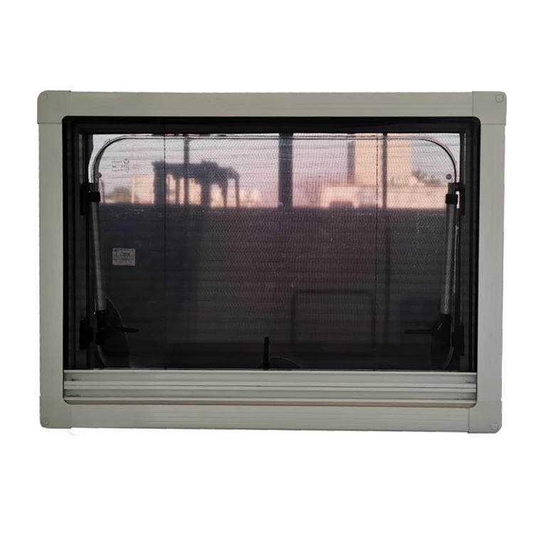 TONGFA Custom Size Tophung Hinged Push Out Right Angle Rv Motorhome windows Camper