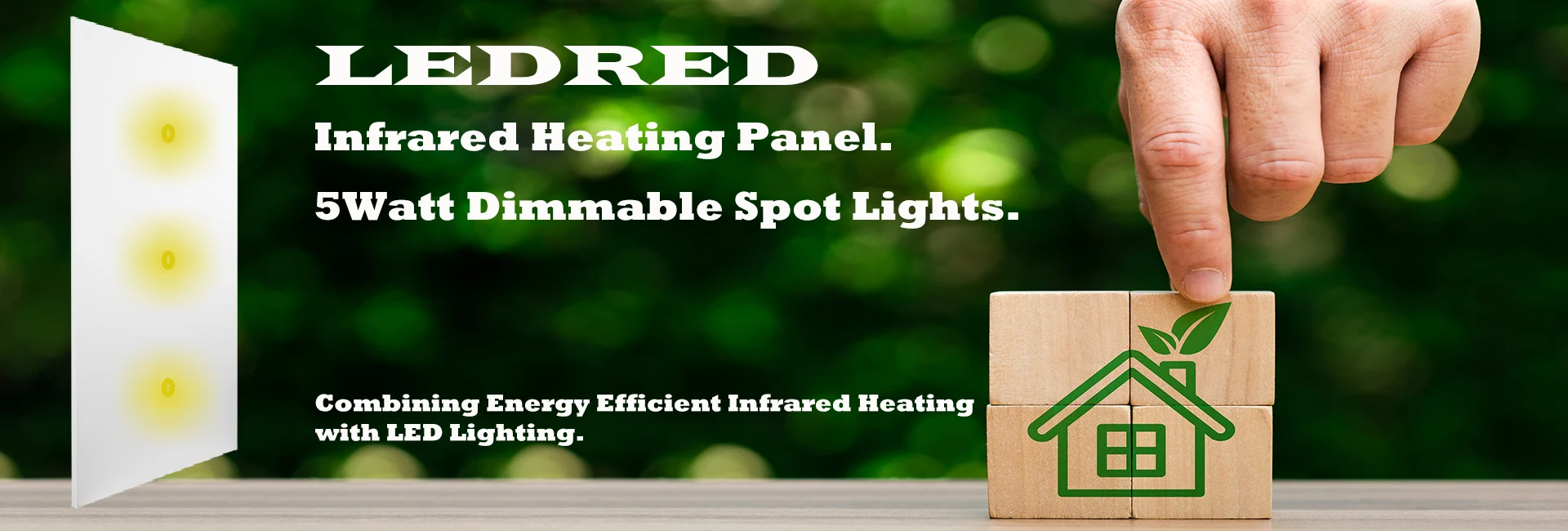 Infrared Ceiling Panel, 650Watt, Solar - detail 2