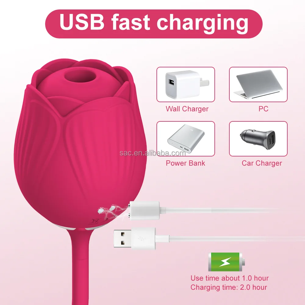 SacKnove Men Women Electric Vibrator's Durable Usb Data Power Suction  Connector Magnetic Charging Cable for Sex Toys Adult