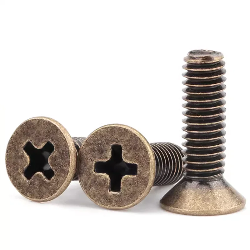 Viti Testa Tonda Phillips Ottone Massiccio - Metriche M2 M2.5 M3 M4 M5 M6 M8