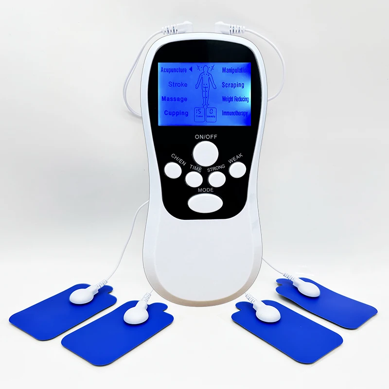 EMS Muscle Stimulator Tens Unit Neck Massage Machine Shiatsu Body Massager for Leg Back Arm Physical Therapy Equipment