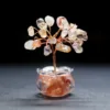 Red rabbit hair tree-18 pieces