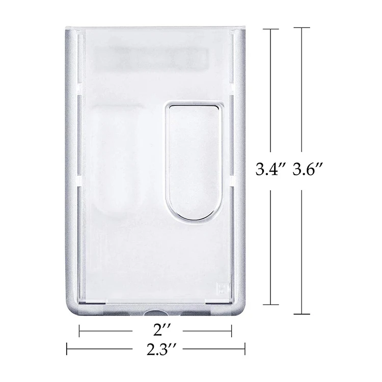 Custom Clear Hard Thick Plastic Business Clear Transparent Plastic Card ...