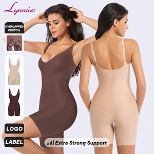 Women's Shapewear Bodysuit Tummy Control Body Shaper Seamless Sculpting Snatched Waist Body Suit