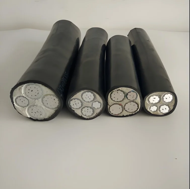Ondergrondse Kabel Xlpe Schede Pvc Isolatie Koperen Geleider Gepantserde 1/2/3/4/5 Kern Middenspanningskabel