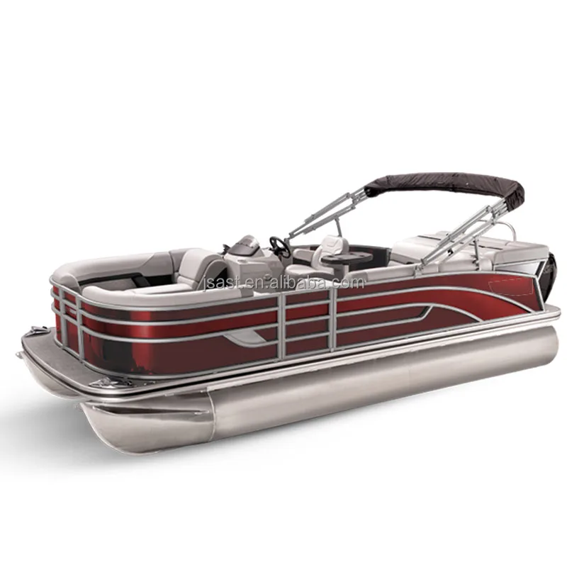 Китайский завод по индивидуальному заказу оптовая продажа алюминиевая рыболовная круиза прогулочная понтонная лодка для